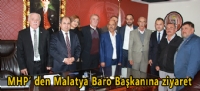 MHP den Malatya Baro Bakanna ziyaret