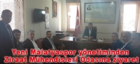 Yeni Malatyaspor ynetiminden Ziraat Mhendisleri Odasna ziyaret