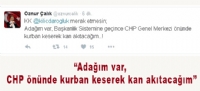 AK Partili alk: Adam var, CHP nnde kurban keserek kan aktacam
