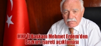 MHP l Bakan Mehmet Erdem'den Bozkurt iareti aklamas