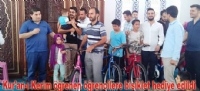 Kur'an- Kerim renen rencilere bisiklet hediye edildi