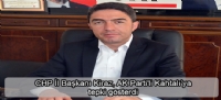 CHP l Bakan Kiraz, AK Parti'li Kahtalya tepki gsterdi
