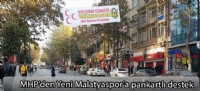 MHPden Yeni Malatyaspora pankartl destek