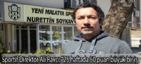 Sportif Direktr Ali Ravc: 25 haftada 50 puan byk bir i