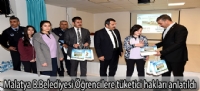 Malatya Bykehir Belediyesi rencilere tketici haklar anlatld