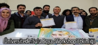 niversitede Sulu Boya- Workshop Etkinlii