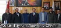 AK Partili siyasiler Akdemir'i ziyaret etti