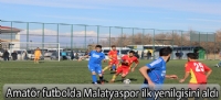 Amatr futbolda Malatyaspor ilk yenilgisini ald