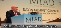 evre ve ehircilik Bakan Mehmet zhaseki MAD Toplantsnda konutu
