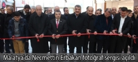Malatya'da Necmettin Erbakan fotoraf sergisi ald