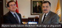 Azeri vekilden Rektr Kzlaya ziyaret