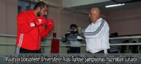 Malatyal boksrlerin niversiteler Aras Trkiye ampiyonas hazrlklar sryor