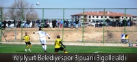 Yeilyurt Belediyespor 3 puan 3 golle ald