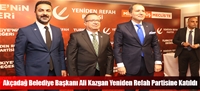 Akçadağ Belediye Başkanı Ali Kazgan Yeniden Refah Partisine Katıldı