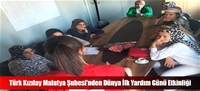 Türk Kızılay Malatya Şubesi’nden Dünya İlk Yardım Günü Etkinliği