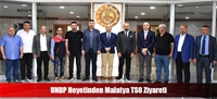 UNDP Heyetinden Malatya TSO Ziyareti