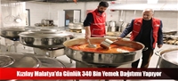 Kızılay Malatya’da Günlük 340 Bin Yemek Dağıtımı Yapıyor