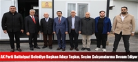 AK Parti Battalgazi Belediye Bakan Aday Takn, Seim almalarna Devam Ediyor