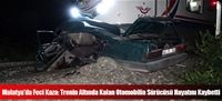 Malatya'da Feci Kaza: Trenin Altnda Kalan Otomobilin Srcs Hayatn Kaybetti