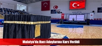 Malatya'da Hac Adaylarna Kurs Verildi