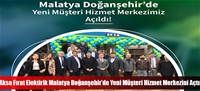 Aksa Fırat Elektirik Malatya Doğanşehir’de Yeni Müşteri Hizmet Merkezini Açtı