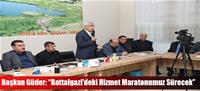 Başkan Güder: “Battalgazi’deki Hizmet Maratonumuz Sürecek”