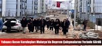 Yabancı Basın Kuruluşları Malatya’da Deprem Çalışmalarını Yerinde Gördü