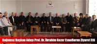 Bağımsız Başkan Adayı Prof. Dr. İbrahim Gezer Esnaflarını Ziyaret Etti