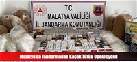 Malatya’da Jandarmadan Kaçak Tütün Operasyonu
