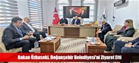 Bakan Özhaseki, Doğanşehir Belediyesi'ni Ziyaret Etti