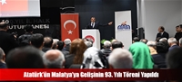 Atatürk’ün Malatya’ya Gelişinin 93. Yılı Töreni Yapıldı