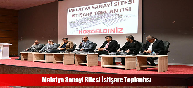 Malatya Sanayi Sitesi stiare Toplants
