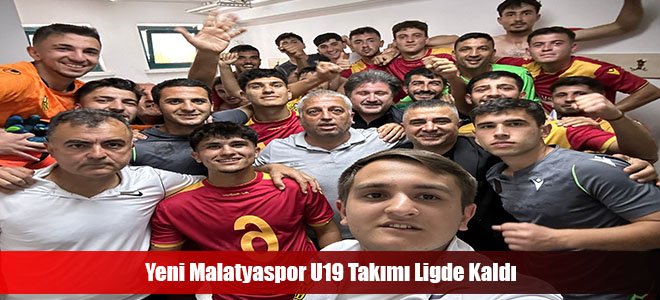 Yeni Malatyaspor U19 Takm Ligde Kald