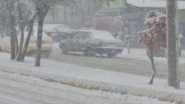 Malatya'da Kar Yağışı Etkili Oluyor..