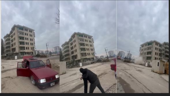 Malatya'da yıkım eğlenceye dönüştü