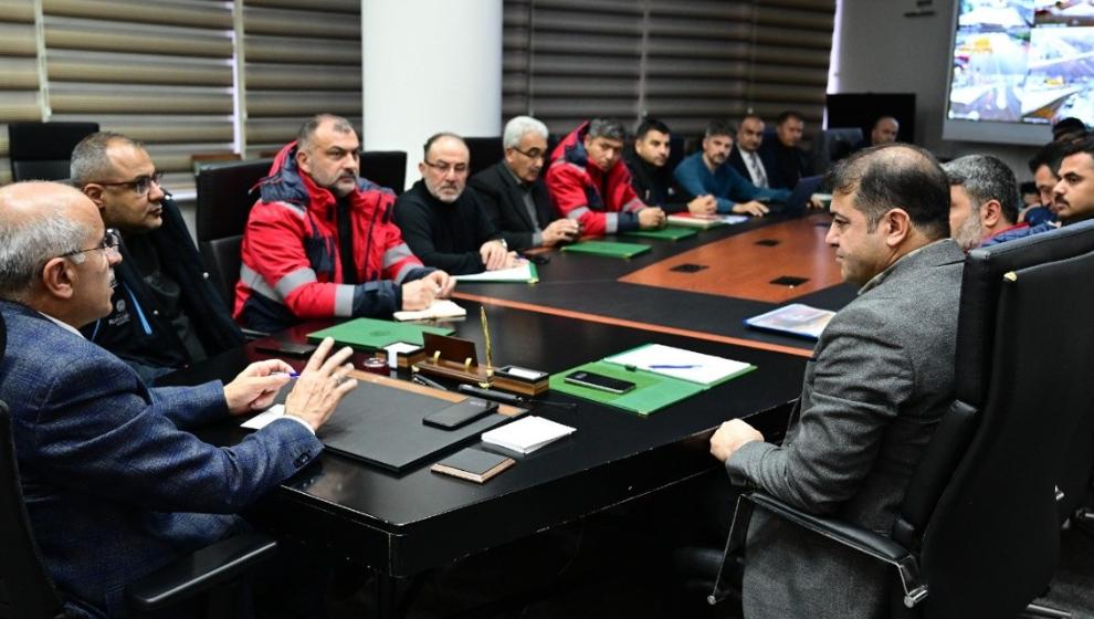 Başkan  Sami Er. A Takımı  ile  Kar Teyakkuzu..