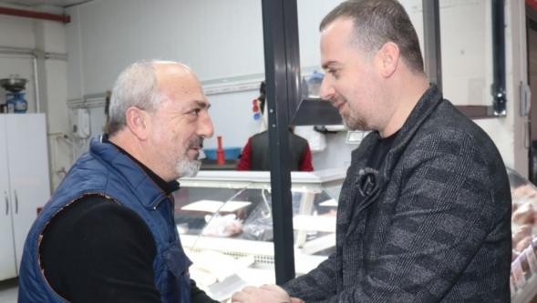 Başkan Karademir Esnafların Sorunlarını  Tek Tek dinliyor..