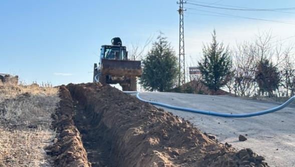 Cömertoglu; Sulama Hattı Çalışmalarına Devam Ediyor.
