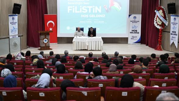 Filistin'in sessiz çığlığı Battalgazi'de yankılandı