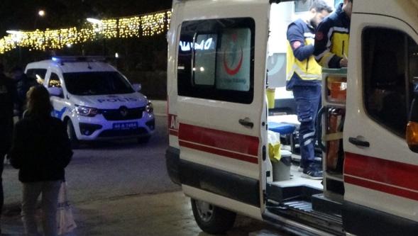 inönü Caddesin,de  Bıçaklı Kavga..