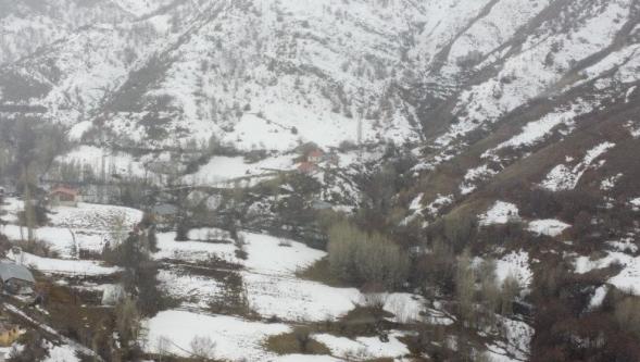 Arapgir'de Kar Yağışı Sonrası Kartpostallık Görüntüler Oluştu..