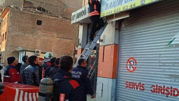 İnönü Mahallesi'nde  Yangın..