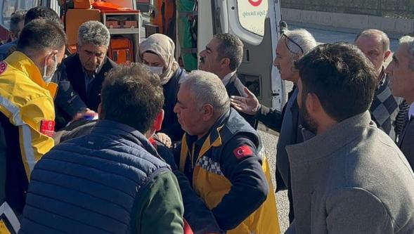 Malatya'da Kamyonun Çarptığı Yaya Yaralandı