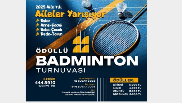 Aileler Arası Badminton Turnuvası