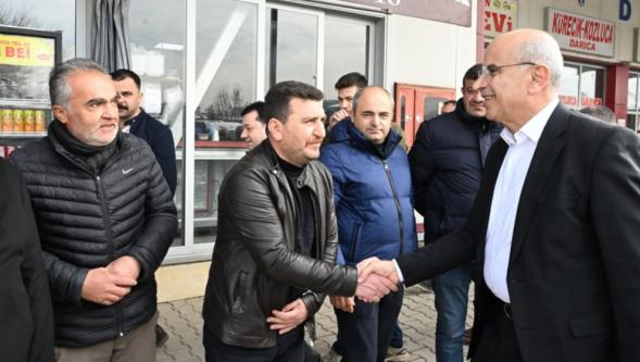 Başkan Er  ; İlçe Terminali Esnaflarıyla Bir Araya Gelerek Talep ve Önerilerini Dinledi.