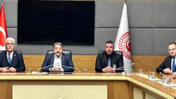 Fendoğlu, Ziraat Odası Başkanları İle TBMM'de İstişare Toplantısı Yaptı