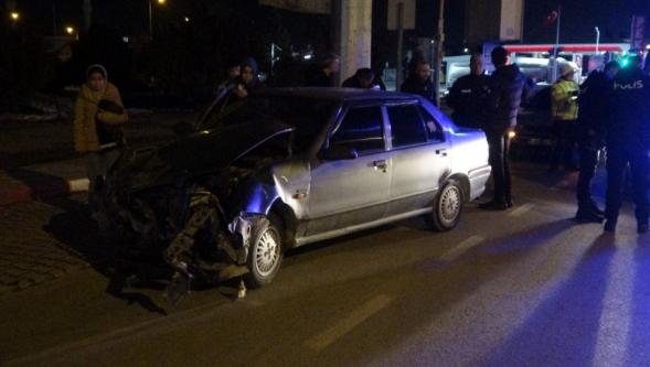 Malatya-Ankara karayolu Barguzu Kavşağı'nda Kaza.