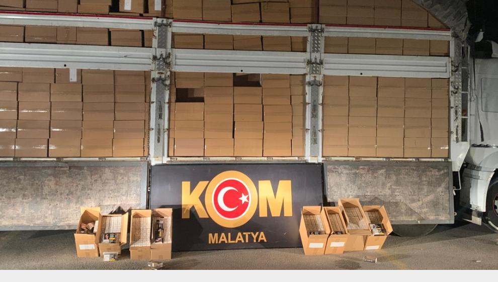 7 Milyon 250 Bin Adet Makaron Ele Geçirildi.