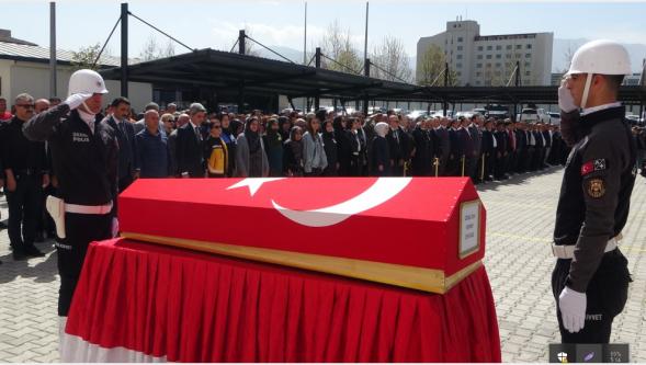 Göksel Komiserin  Cenazesi Memleketi Elazığ'a Gönderildi.