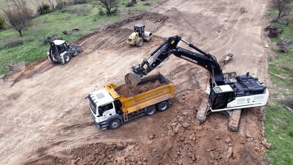 Göztepe Mahallesi ile Orduzu Gelinciktepe TOKİ Konutları Arasındaki 2 km Yeni Ulaşım Aksında Çalışmalar Başladı.